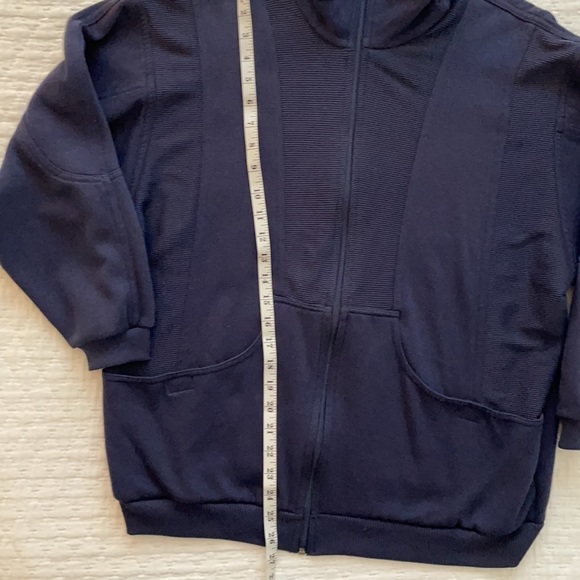 Triples Womens Full Zip Jacket Navy Blue Medium - Picture 4 of 10